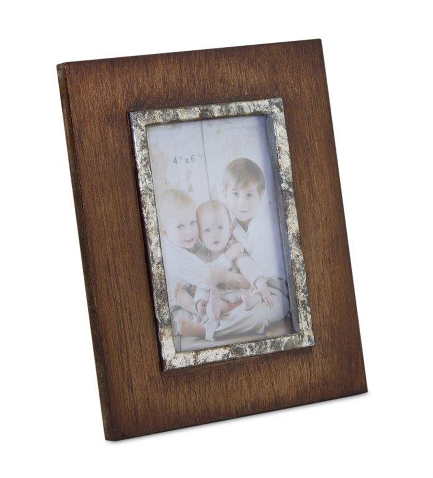 Frame 7.75"L x 8.75"H MDF/Glass (4 x 6 Photo)