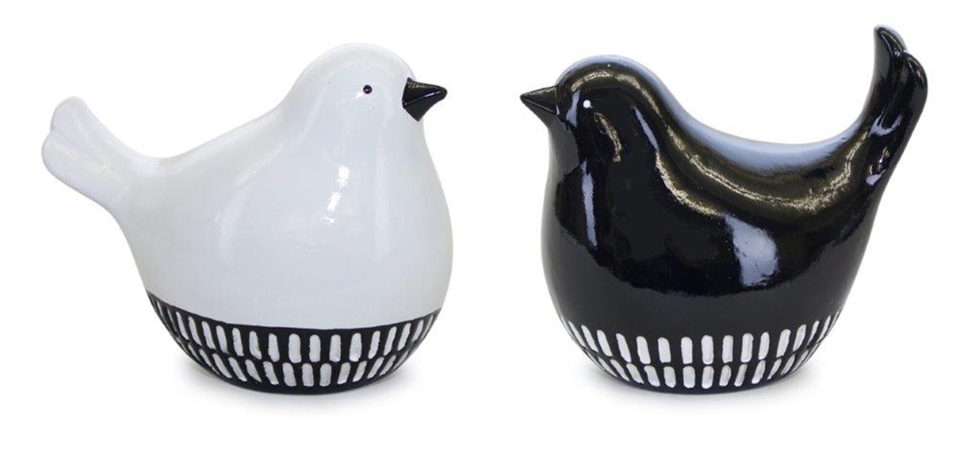 Bird (Set of 2) 6"L x 4.5"H Terra Cotta