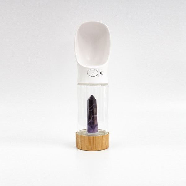 Urban Oasis - 300 ml / 10.15 oz water capacity. Chevron Amethyst