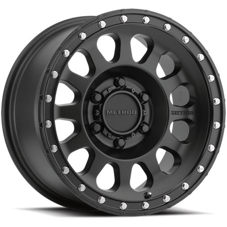 MR315,18X9,+18MM OFFSET,8X6.5,130.81MM CENTERBORE,MATTE BLACK