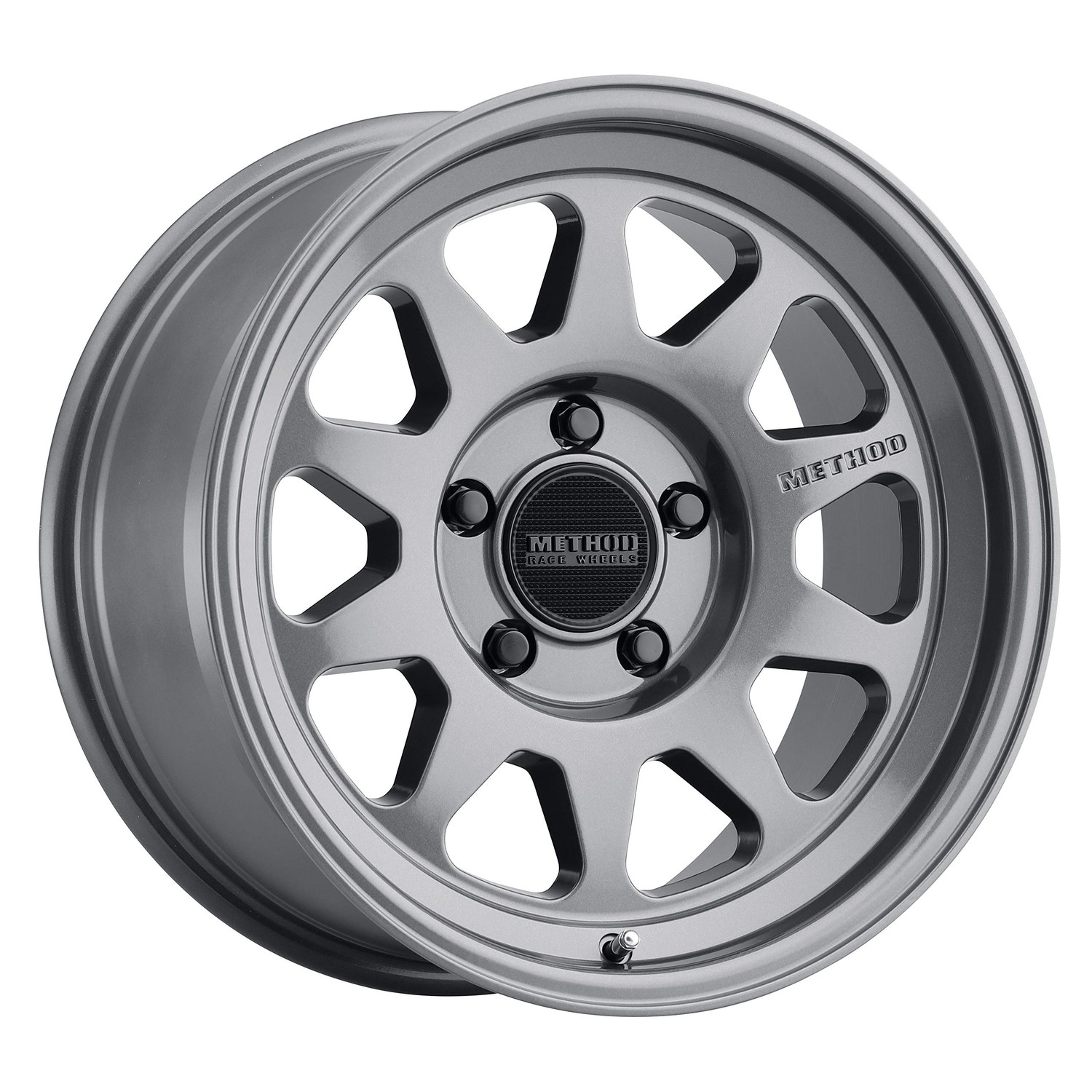 MR316,17X8.5,0MM OFFSET,5X150,110.5MM CENTERBORE,GLOSS TITANIUM