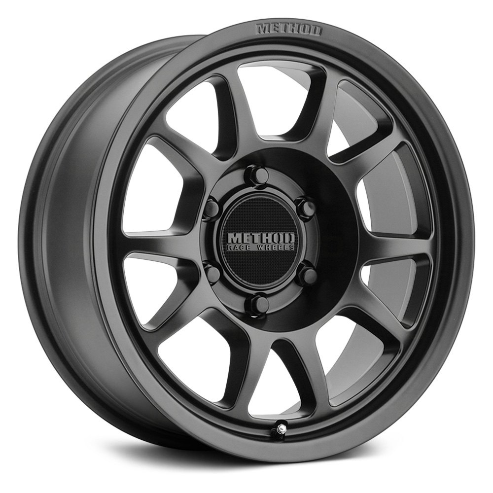 MR702, 17X8.5, 0MM OFFSET, 6X5.5, 106.25MM CENTERBORE, MATTE BLACK