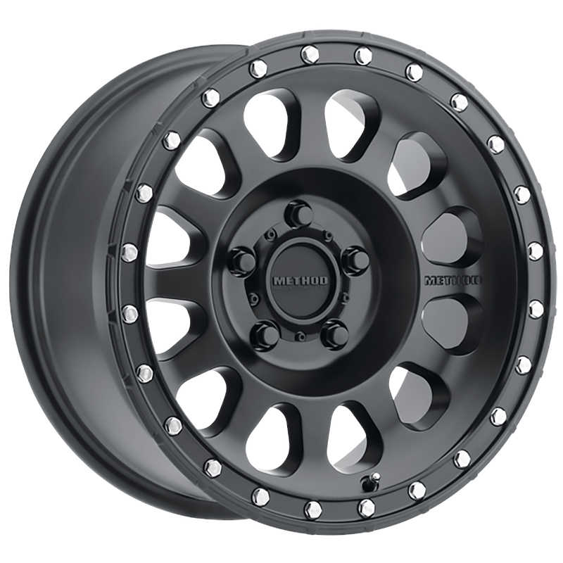 MR315, 17X8.5, 0MM OFFSET, 5X150, 110.5MM CENTERBORE, MATTE BLACK