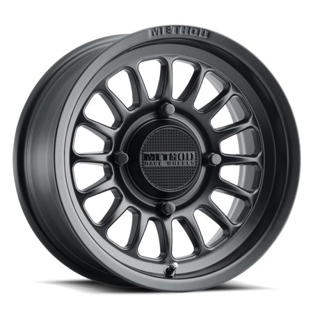 MR411,15X7,5+2/+38MM OFFSET,4X156,132MM CENTERBORE,MATTE BLACK