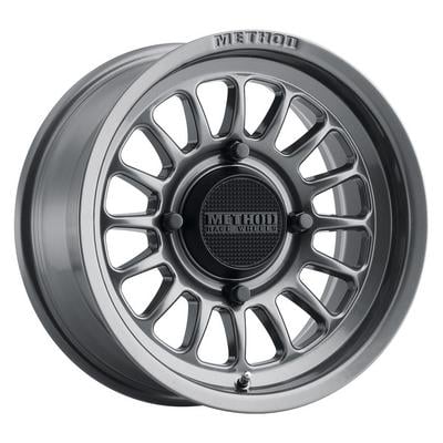 MR411,15X7,5+2/+38MM OFFSET,4X136,106.25MM CENTERBORE,GLOSS TITANIUM