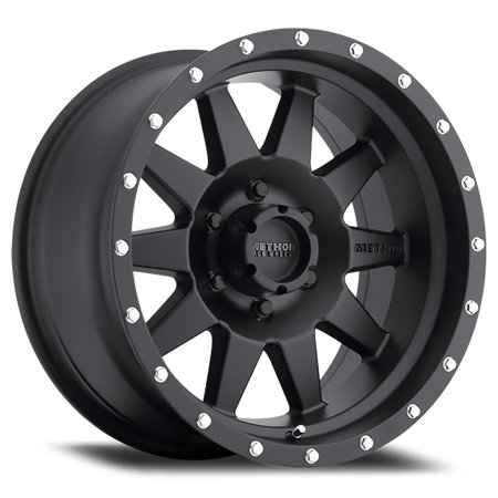 17X8.5 THE STANDARD 6X4.5 5.7IN B/S 25 O/S MATTE BLACK