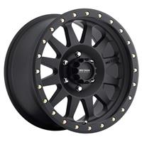 17X8.5 DOUBLE STANDARD 5X150 BP 4.75IN B/S 0 O/S - MATTE BLACK