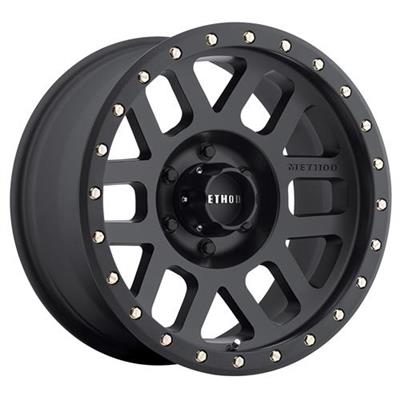 18X9 GRID 8X170 5.75IN B/S 18 O/S MATTE BLACK