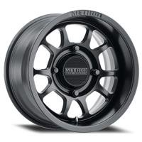 MR409, 15X8, 4+4/0MM OFFSET, 4X156, 132MM CENTERBORE, MATTE BLACK