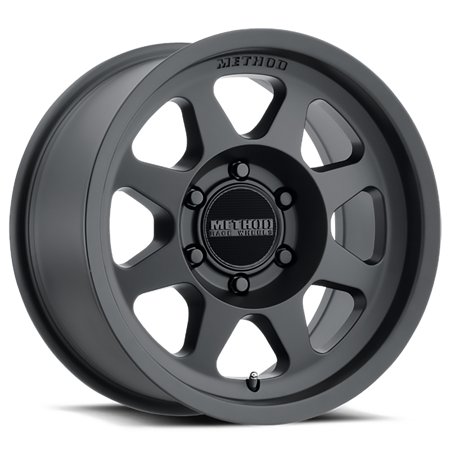 MR701, 17X7.5, +30MM OFFSET, 5X110, 65.1MM CENTERBORE, MATTE BLACK