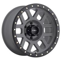 18X9 GRID 6X135 5.75IN B/S 18 O/S TITANIUM/BLACK STREET LOC