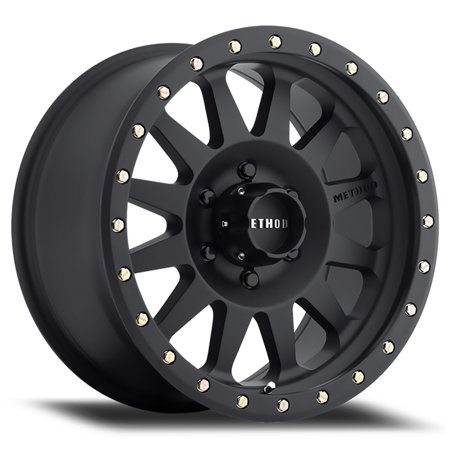 18X9 DOUBLE STANDARD 6X135 BP 5.75IN B/S 18 O/S - MATTE BLACK