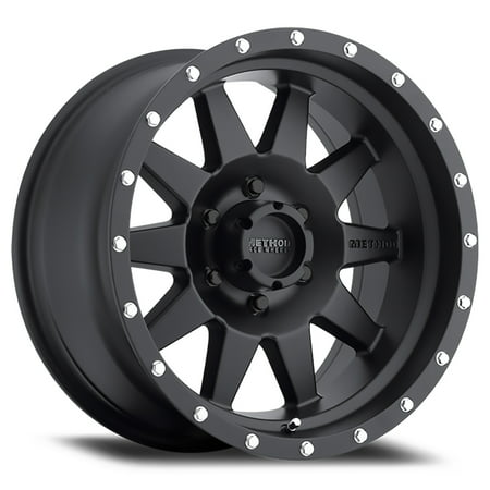 16X8 STANDARD 8X6.5 BP 4.5IN B/S 0 O/S - MATTE BLACK