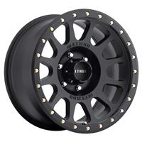 16X8 6x5.5 BOLT PATTERN  MATTE BLACK