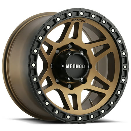 MR312 17X9 12MM O/S 6X5.5 METHOD BRONZE/BLACK STREET LOC