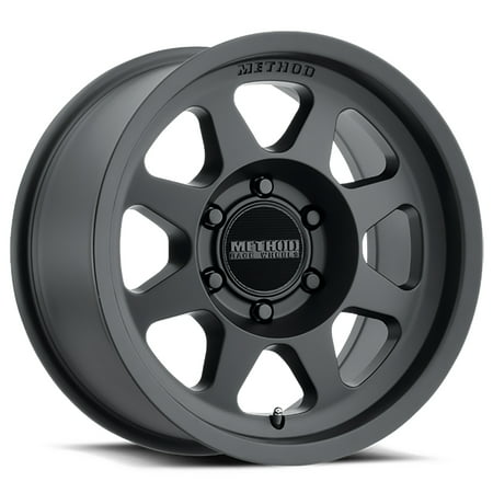 MR701 17X8.5 0MM OFFSET 6X5.5 106.25MM CENTERBORE MATTE BLACK