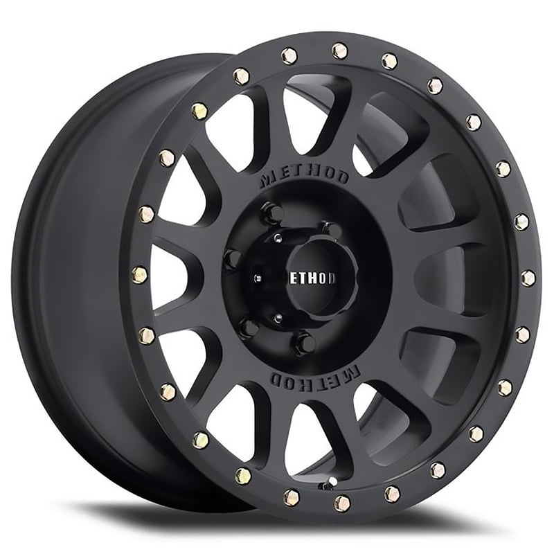 17X8.5 NV 5X5 BP 4.75IN B/S 0 O/S  MATTE BLACK