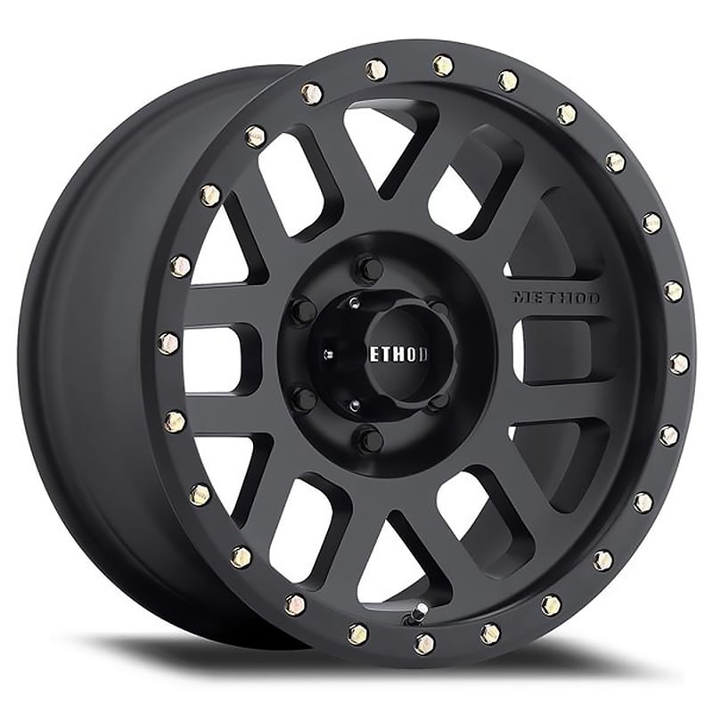 17X8.5 GRID 8X6.5 4.75IN B/S 0 O/S MATTE BLACK