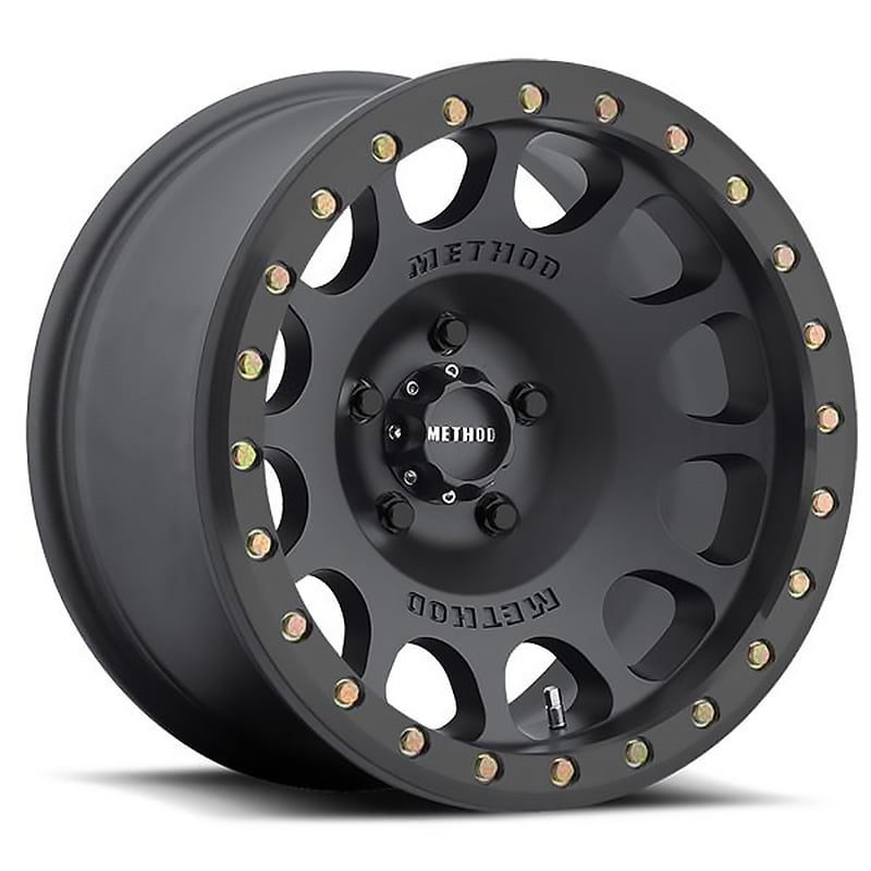 MR105 BEADLOCK WHEEL 17X8.5 4.75IN B/S 0MM O/S 6X5.50 BP MATTE BLACK FINIS