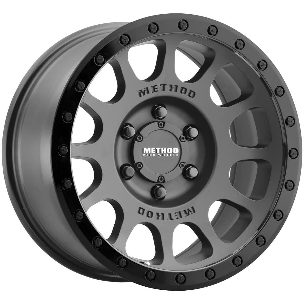 MR305 NV 17X8.5 0MM OS 8X6.5 130.81MM CB MATTE BLACK GLOSS BLACK LIP