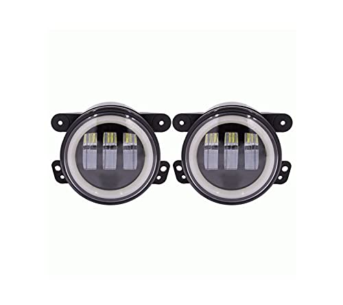 FOG LIGHTS 4 INCH BLACK WITH FULL HALO