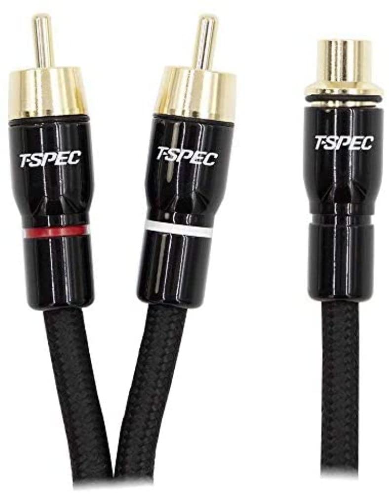V16 SERIES RCA AUDIO CABLES  1 FEMALE 2 MALES