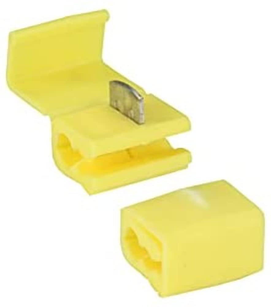 YELLOW INSTANT TAP CONNECTOR 1210 GAUGE  PACKAGE OF 100