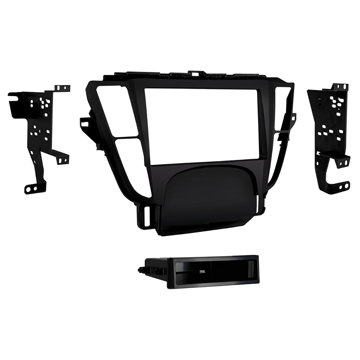 ACURA 09-14 SINGLE/DOUBLE DIN MATTE BLK