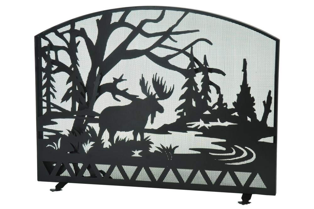 54"W X 42"H Moose Creek Fireplace Screen