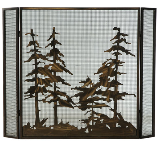 51"W X 40.5"H Tall Pines Fireplace Screen