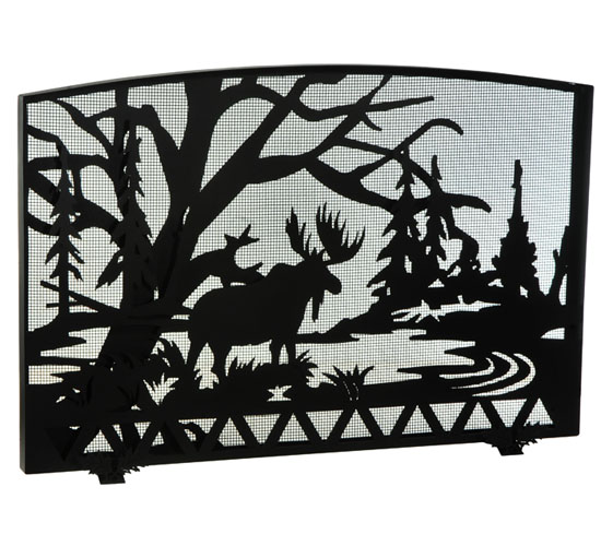 48"W X 33"H Moose Creek Fireplace Screen