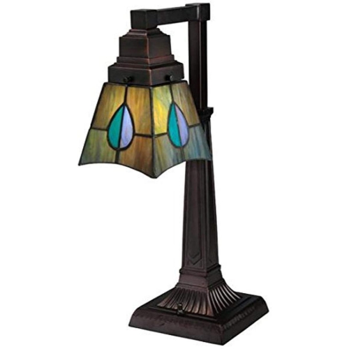 19.5"H Mackintosh Leaf Desk Lamp