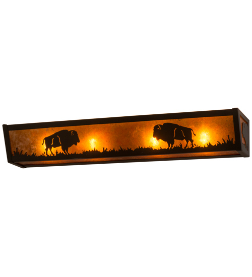 30"W Buffalo Vanity Light