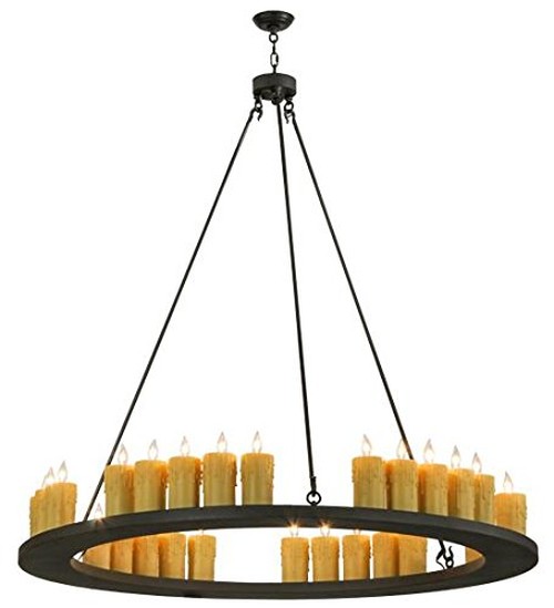 60"W Loxley 30 Light Chandelier