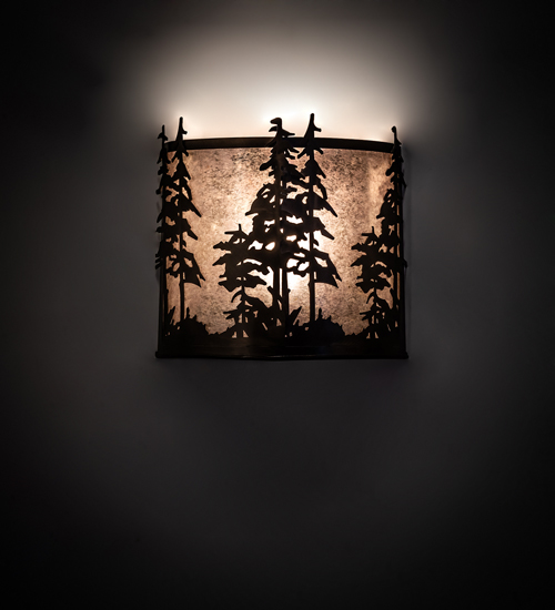 12"W Tall Pines Wall Sconce