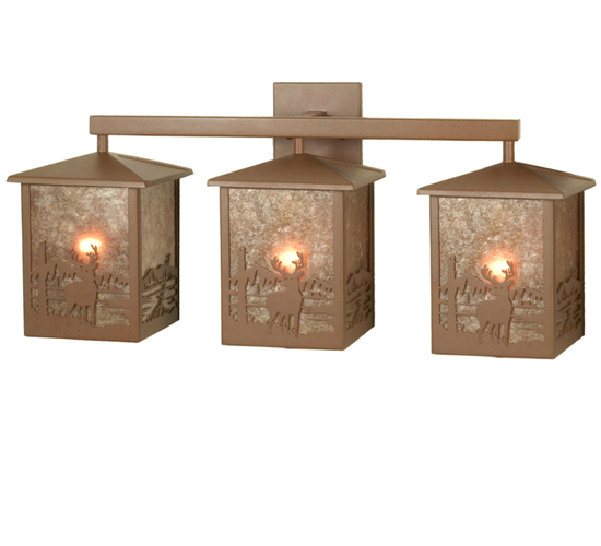 27"W Deer Creek 3 Light Vanity Light