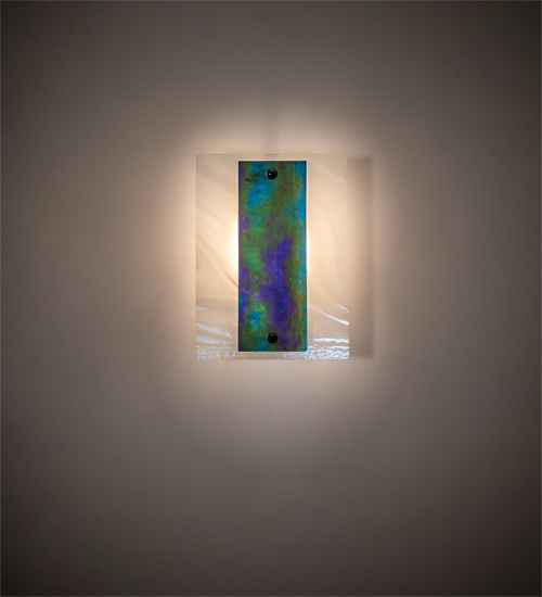 9"W Metro Aurora Borealis Wall Sconce