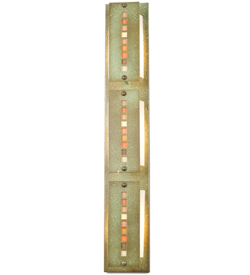 36"W Moss Creek Stepping Stone 3 Light Vanity Light