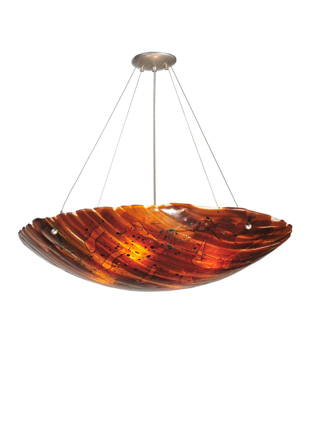 30"W Metro Fusion Torta Inverted Pendant