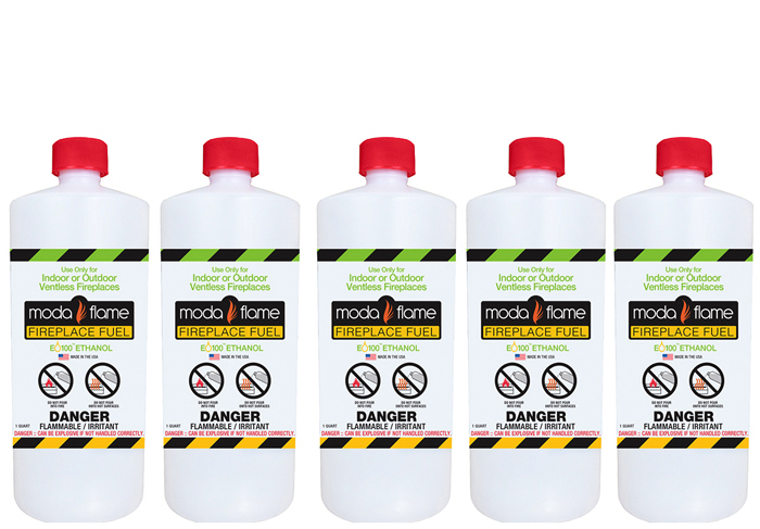 1 Quart Bio Ethanol Fireplace Fuel (12 Bottles)