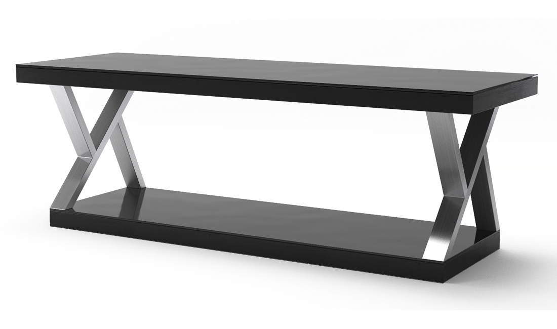 Hayden Double V Design 60 Inch Modern TV Stand