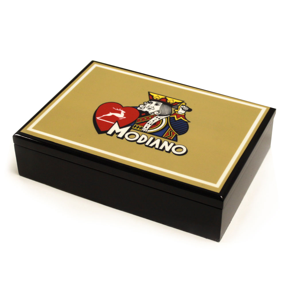 Modiano Hi Gloss Case - Golden Yellow