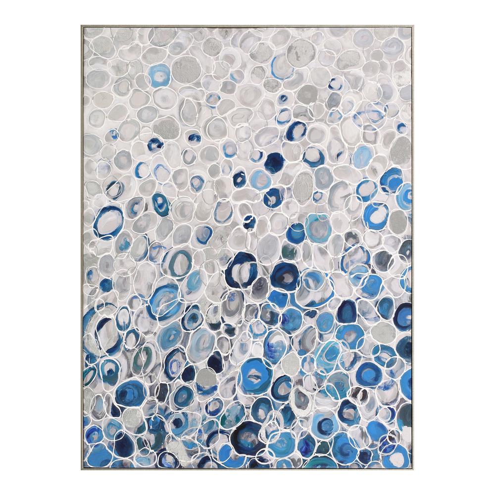 Blue Bubbles Wall Decor