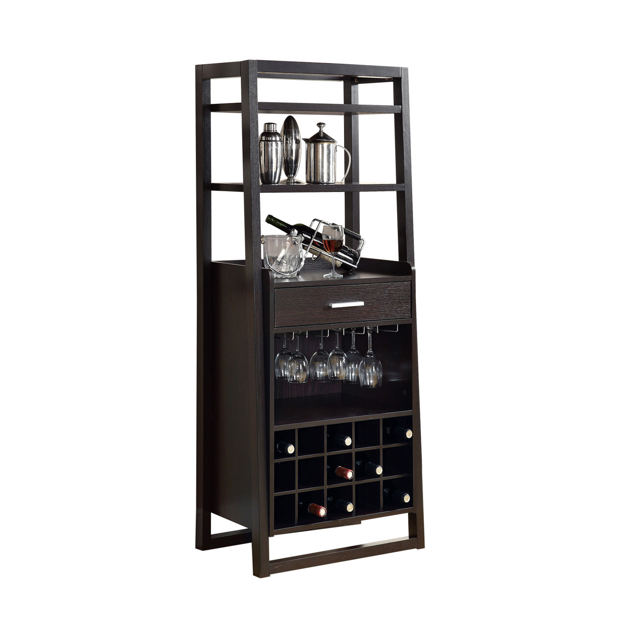 HOME BAR - 60"H / CAPPUCCINO LADDER STYLE