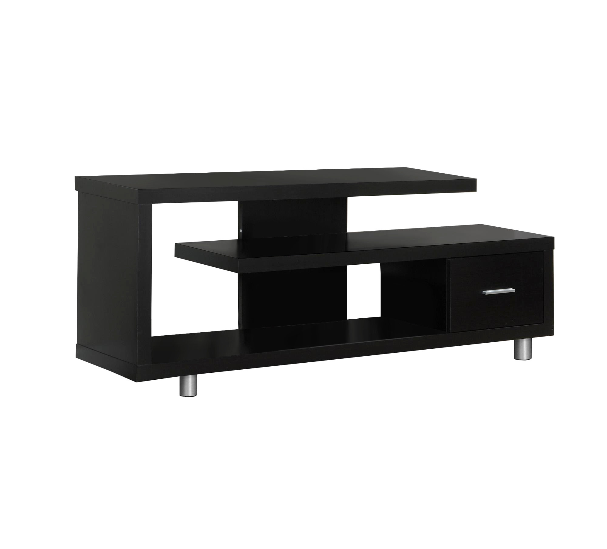 TV STAND - 60"L / CAPPUCCINO WITH 1 DRAWER