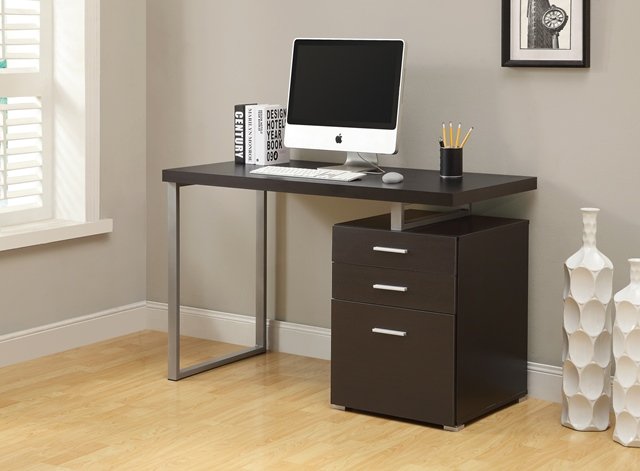 COMPUTER DESK - 48"L / CAPPUCCINO LEFT OR RIGHT FACING