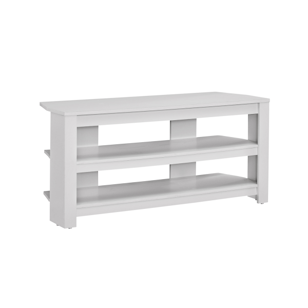 TV STAND - 42"L / WHITE CORNER