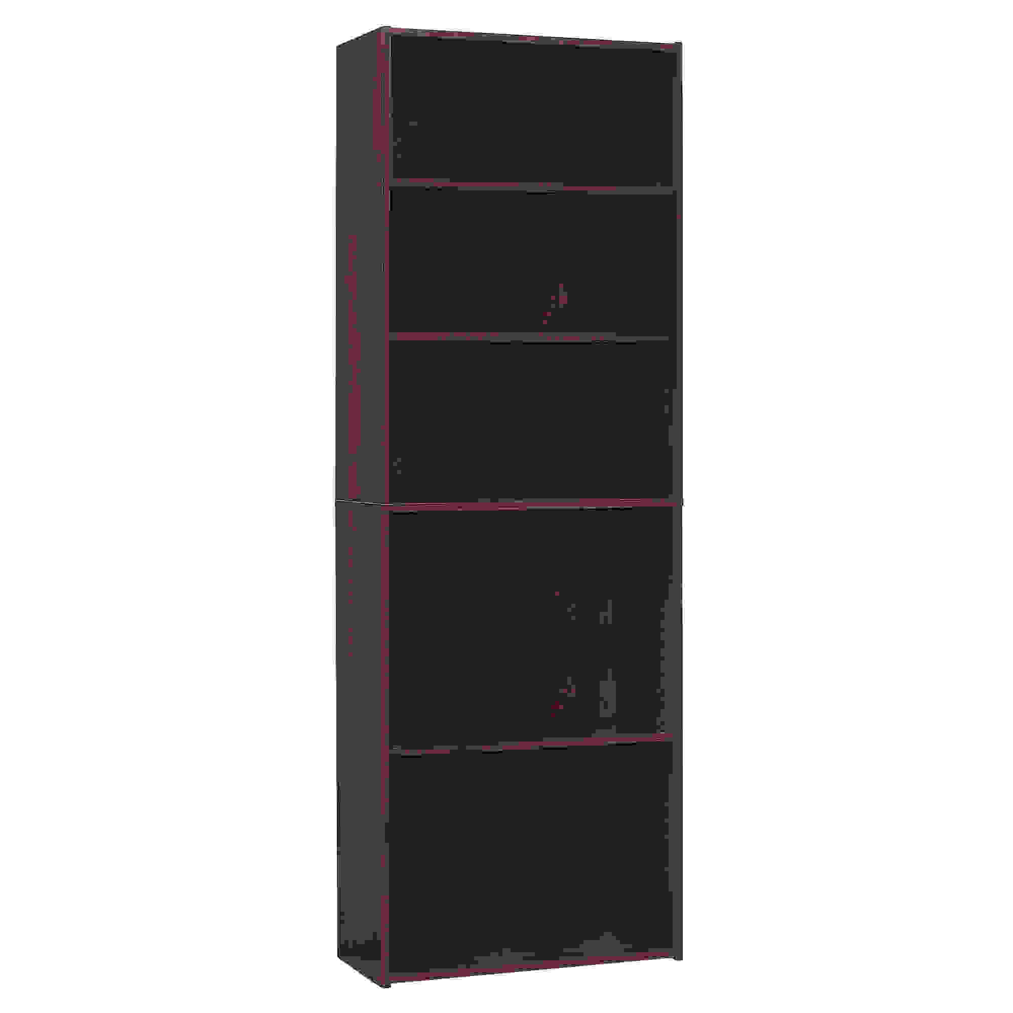 BOOKCASE - 72"H / CHERRY WITH 5 SHELVES