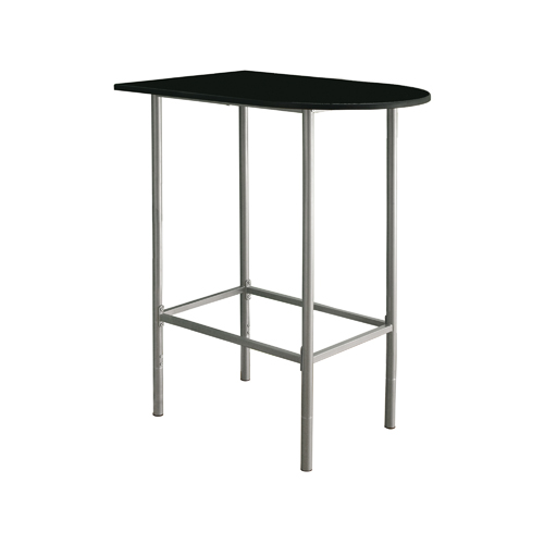 HOME BAR - 24"X 36" / BLACK / SILVER METAL SPACESAVER