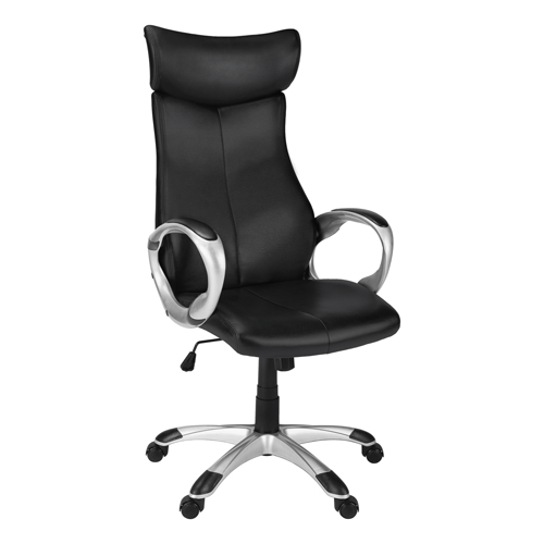 Office Chair - Contemporary  Leather-Look / High Back Executive
